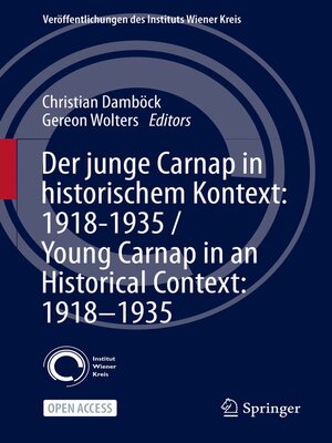 cover image of Der junge Carnap in historischem Kontext